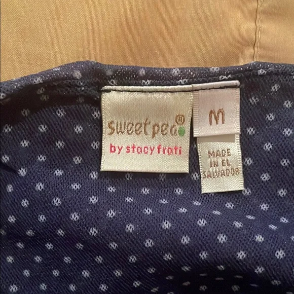 Sweet Pea by Stacy Frati Polka Dot Blouse, Size M - Picture 3 of 11